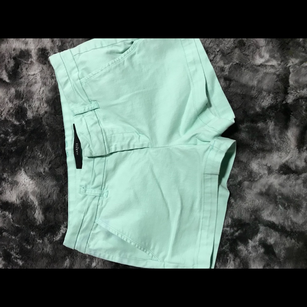 Turquoise blue shorts